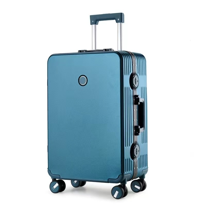 Anti-scratch Aluminum Frame  Hard Side Travel Luggage Suitcase Frosted PC Portable Pilot Case