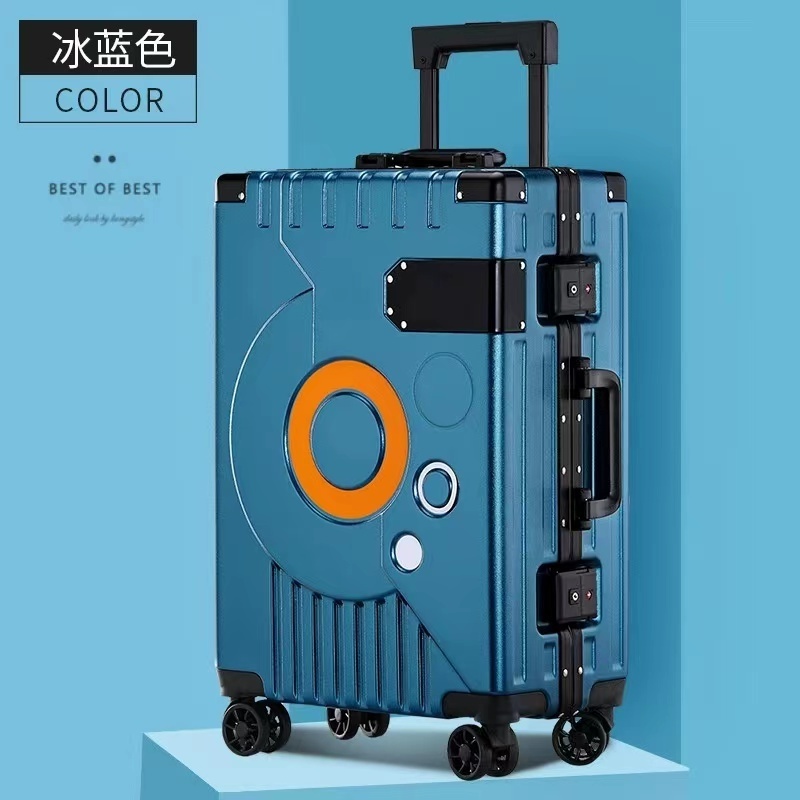 OEM/ODM High Quality Aluminium Frame Carry on 20/22/24/26 Inch Large Cabin Luggage Suitcase For Traveling