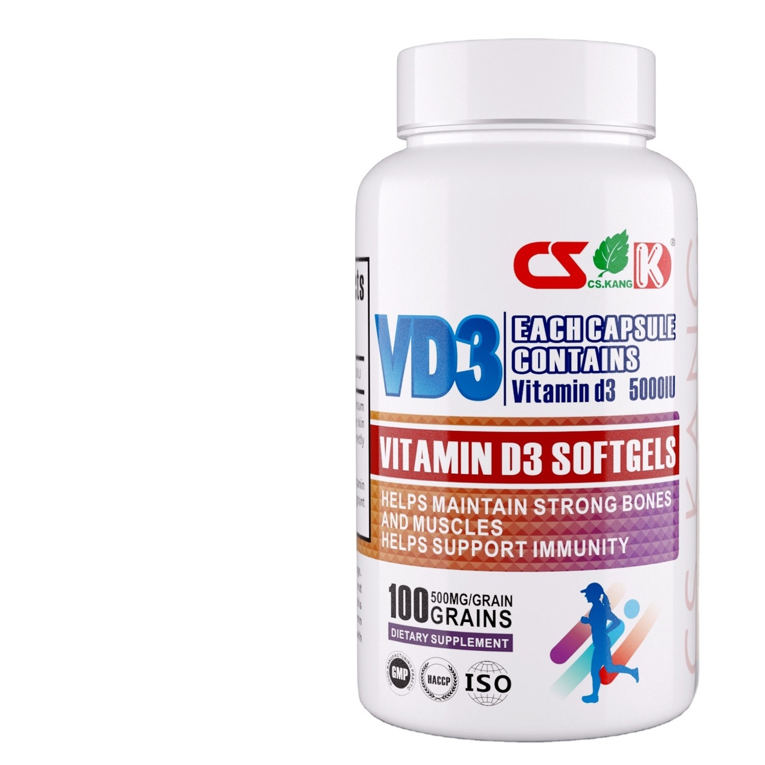 100% Natural Cholecalciferol vitamin D3 Soft Capsules Health Care Supplement Manufacture Price