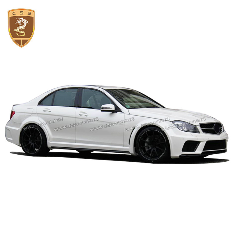 2012-2014 car bumper body kit for mecedes C class W204 C63 black series body kit