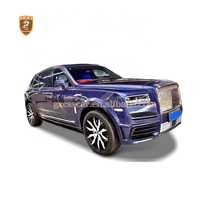 New Arrival MY Style FRP Front Bumper Chin Rear Bumper Side Skirt Car Tuning Body Kit For RR Cullinan