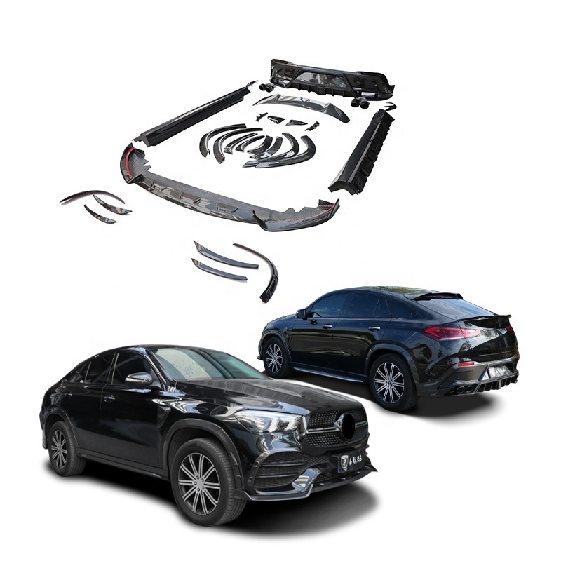 Dry Carbon Rear Diffuser Spoiler Fender Vents Front Lip Msy Style Body Kit For Mercedes Bens GLE Coupe C167 GLE63 AMG Bodykit