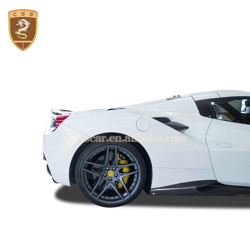 Tuning Parts N Style Carbon Fiber Side Skirts For Ferrari 488