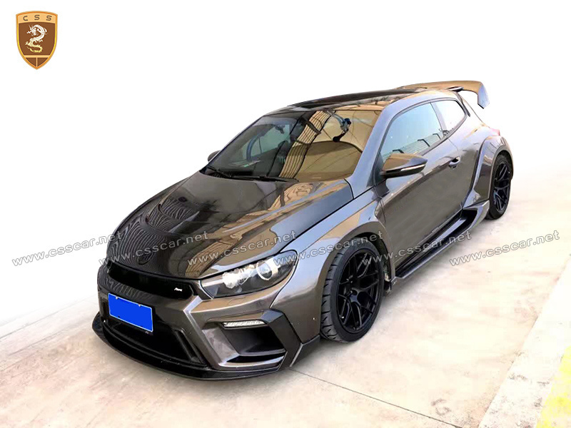 Aspec design wide bumper body kit for vw scirocco kit car body kits