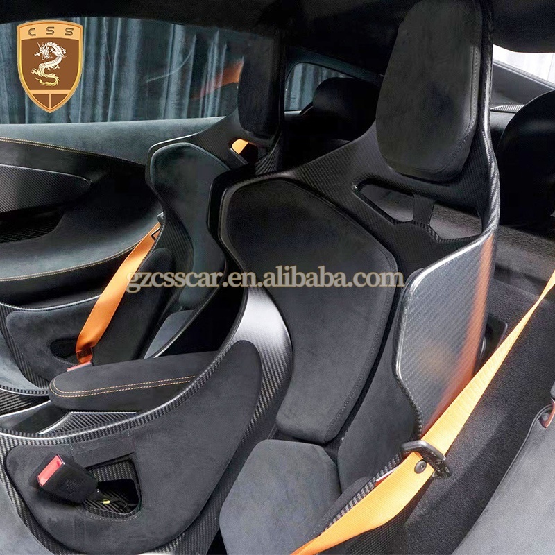 Tuning Parts Mso Style Glossy Black Carbon Car Seat For Mclaren