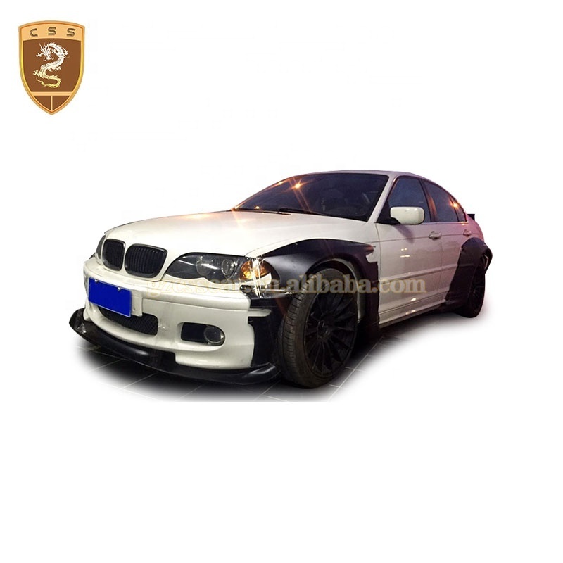 Auto Bumper Car Body Parts For Bnw 3 Series E46 E36 Rocky B Style Wide Body Kits