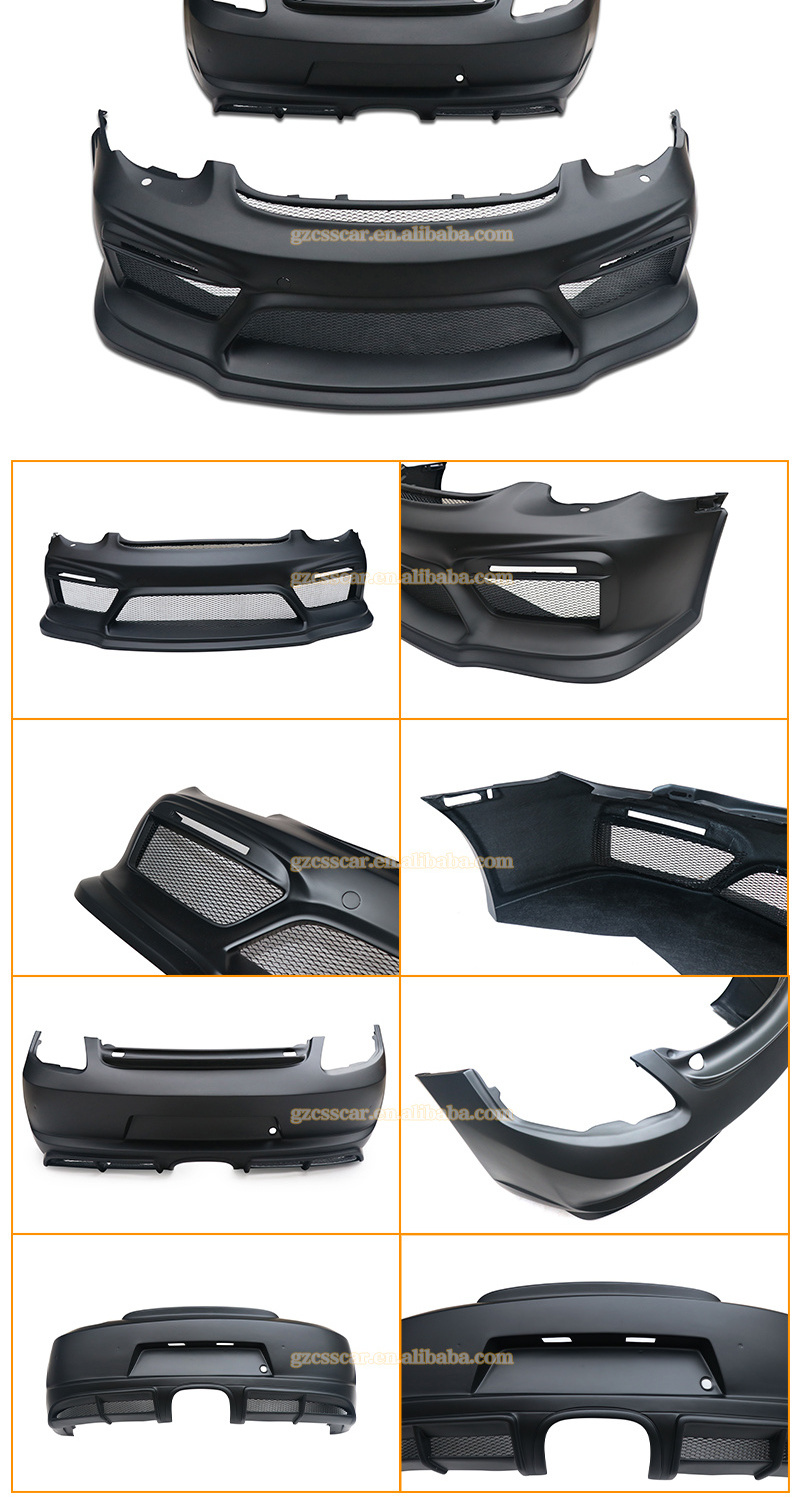 Car Bumper Front Bumpers Rear Spoiler Auto Parts Upgrade GT4 Body Kits For Porsche 987.1 Boxster