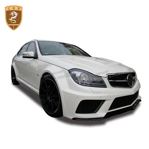 2012-2014 car bumper body kit for mecedes C class W204 C63 black series body kit