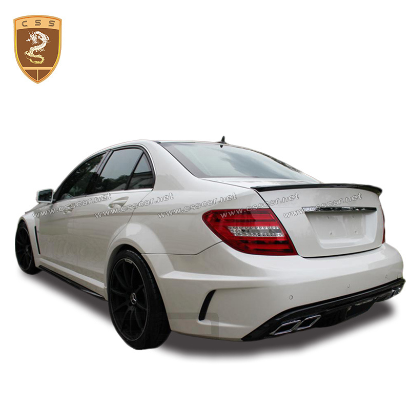 2012-2014 car bumper body kit for mecedes C class W204 C63 black series body kit