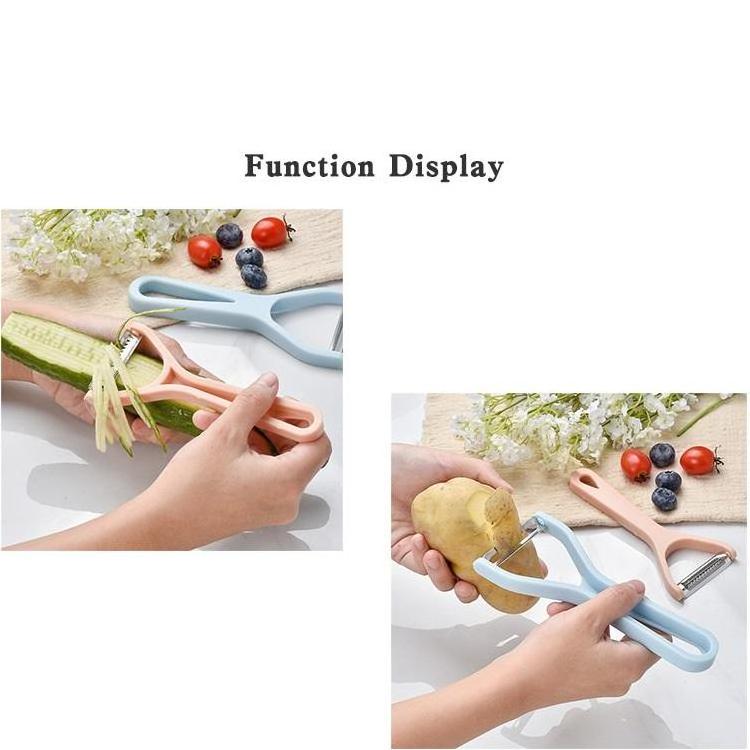 Direct Sales peeler 2 in 1 peeler commercial potato peeler multi double blade plemon VEGET SLICER