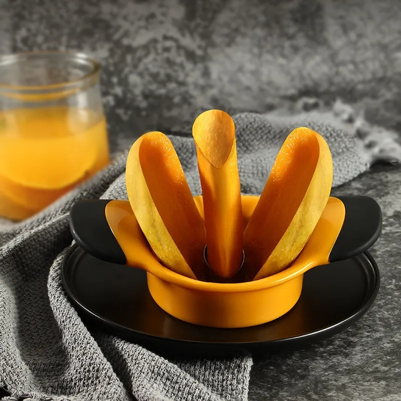 Creative Kitchen Gadget Fruit Slicer Mango Slicer APPLE CORER Stainless Steel Mango Cutter