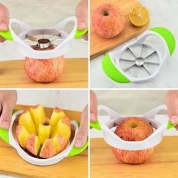 Wholesale Hot products Apple Slicer Professional Apple Cutter Stainless Steel Apple Corer Slicer Super Sharp Fruit Slicer