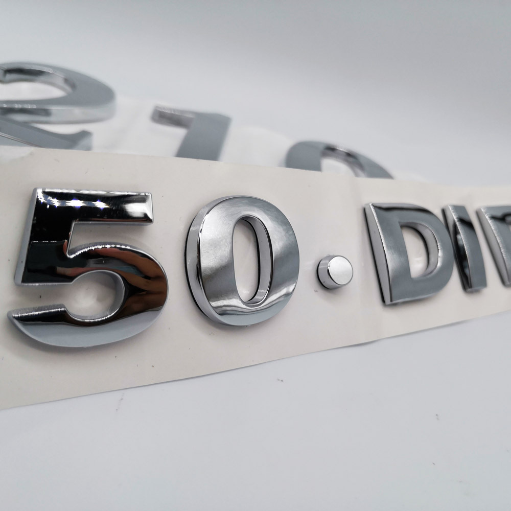 Car stickers custom printing 3D plastic Car Logo /Custom Car Emblem /ABS Chrome stickers