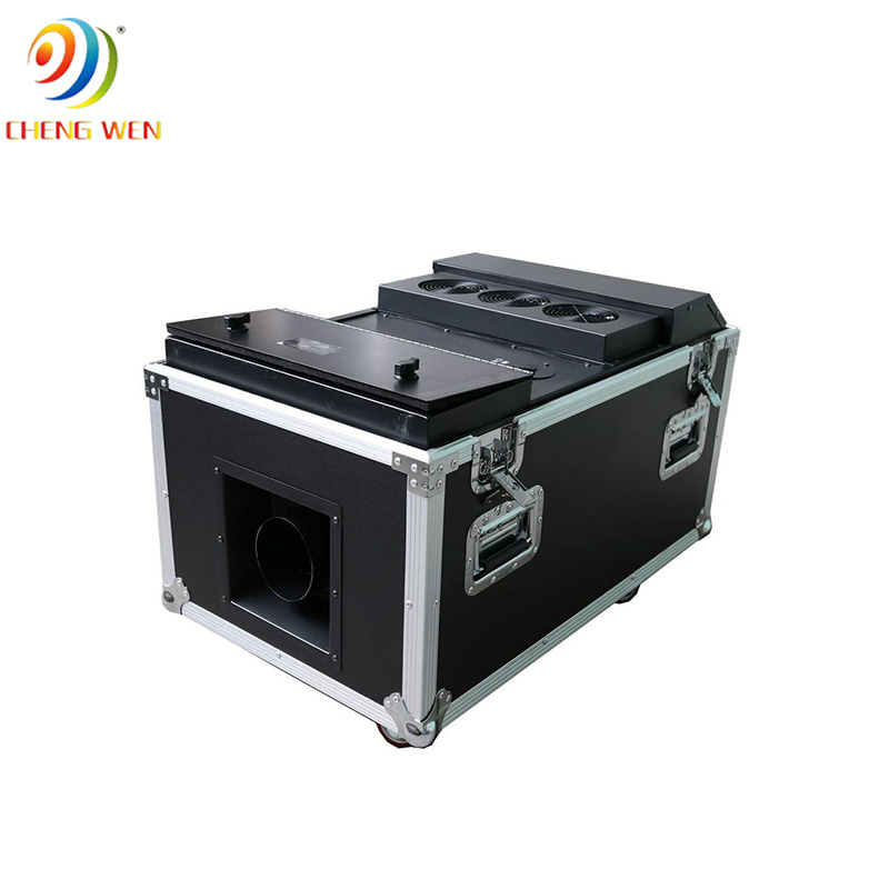 3000w Double Output Water Fog Machine Smog Maker Low Fog Machine with Free Flight Case