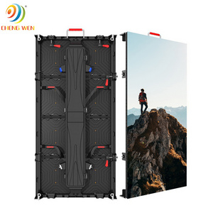 China High quality advertising led screen P3.91 indoor outdoor curved led panel display  for rental