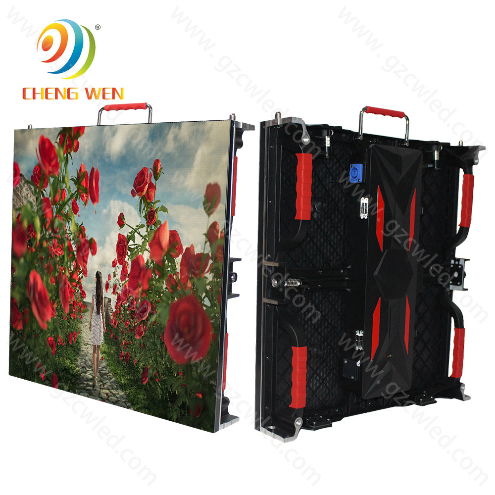 China High quality advertising led screen P3.91 indoor outdoor curved led panel display  for rental