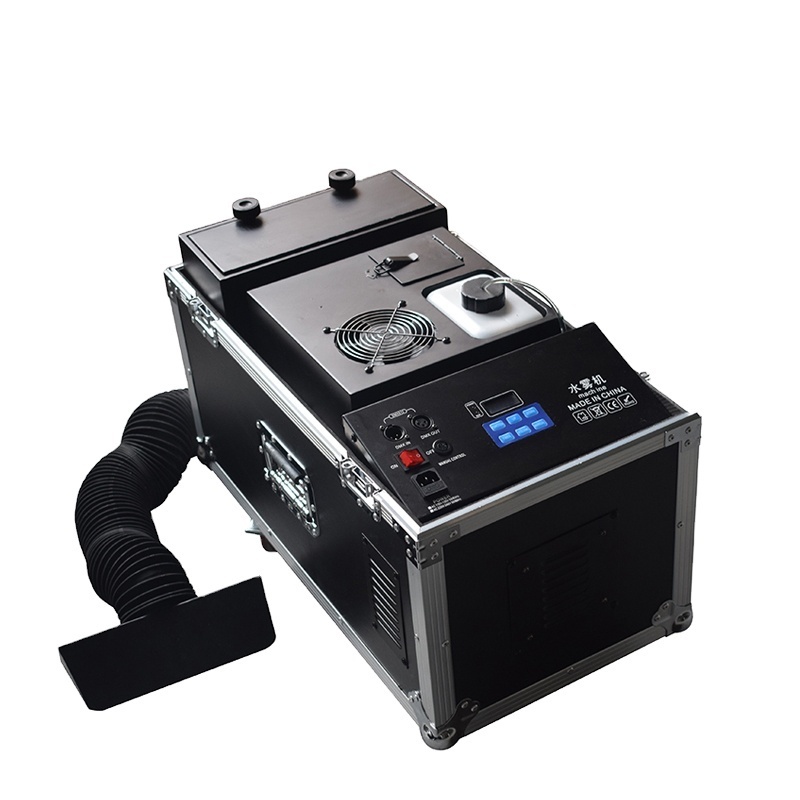 3000w Double Output Water Fog Machine Smog Maker Low Fog Machine with Free Flight Case