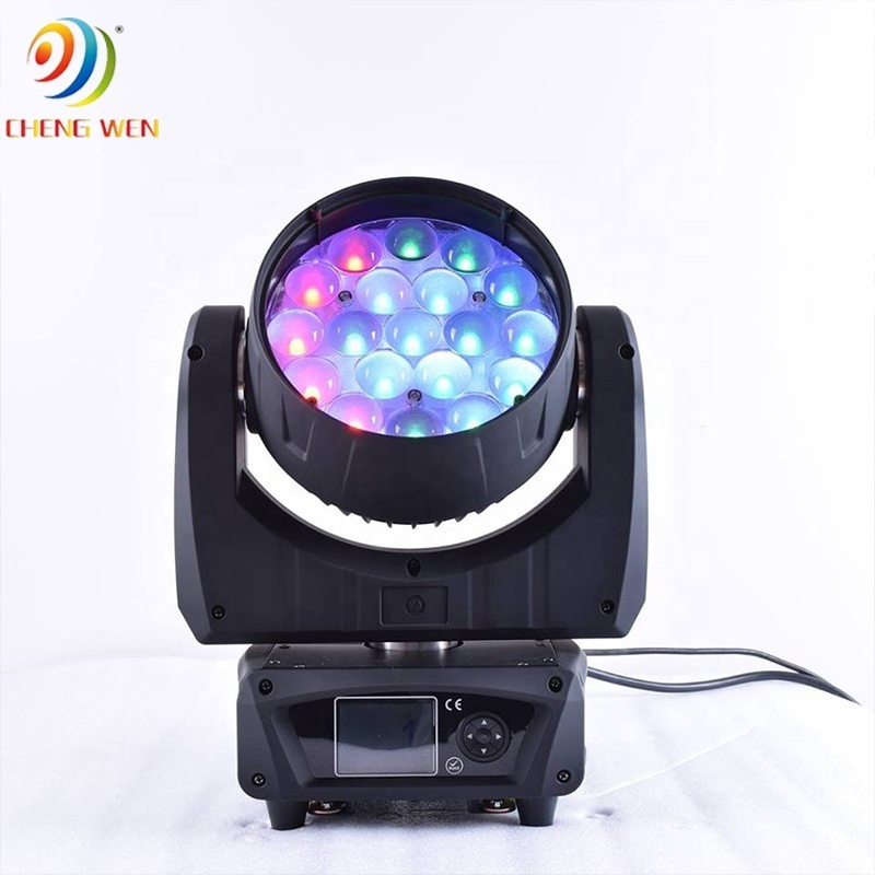 19 Pcs 15W aura  Led Moving Zoom wall Wash Light RGBW Led Zoom Wash Moving light Stage Beam Lights