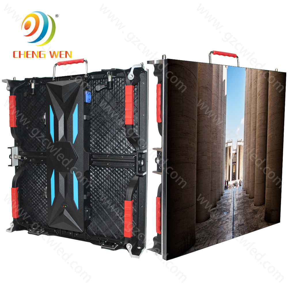 China High quality advertising led screen P3.91 indoor outdoor curved led panel display  for rental