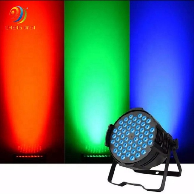 Cheng Wen Hot Selling 54x3w RGB 54 led 3w multi brightness LED Par Light Effect Cheap Led Stage Lights