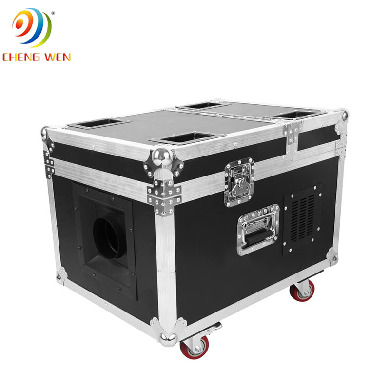 3000w Double Output Water Fog Machine Smog Maker Low Fog Machine with Free Flight Case