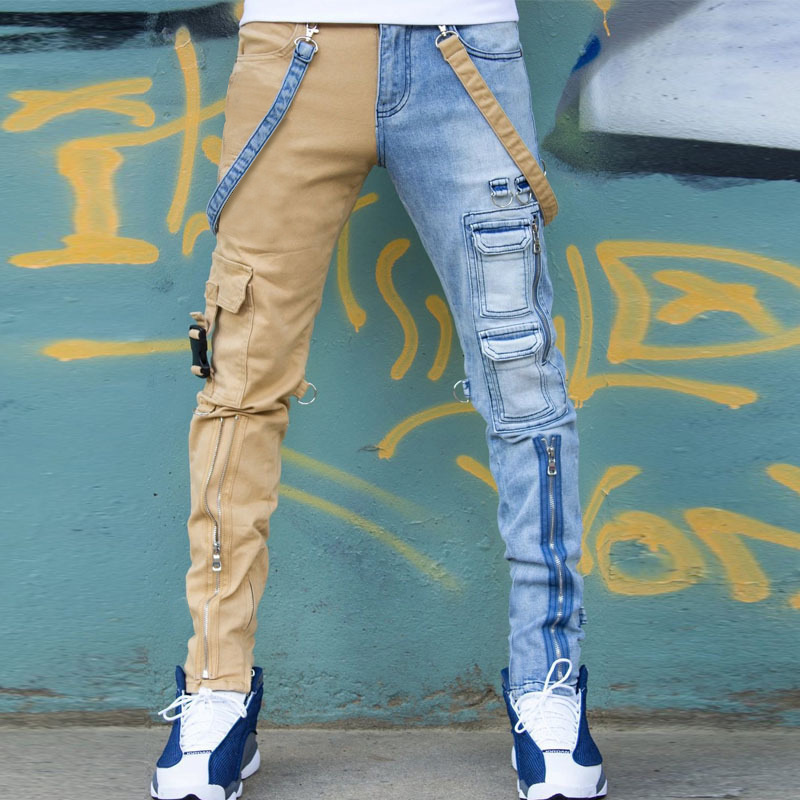 Mens Stacked Rippedjeans Stylish Jeans For Men High Quality Mens Designer Jeans