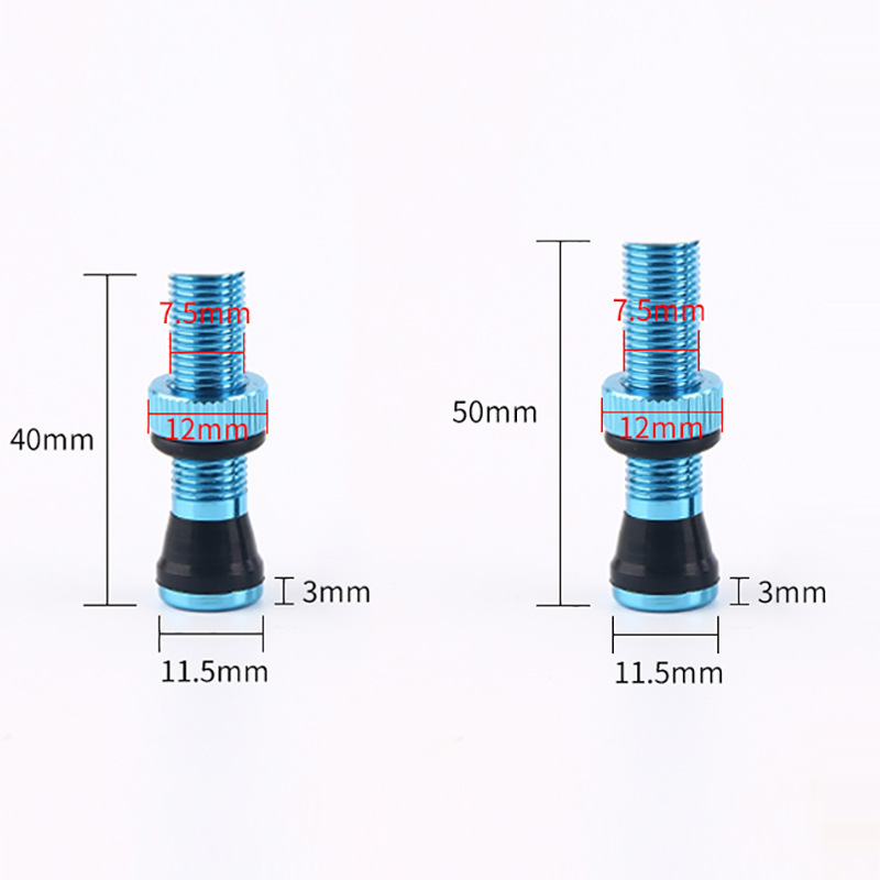 Wholesale 40mm American Schrader Tubeless Valve Stem 50mm Bicycle Rim Wheel Tyre A/V Valve Core