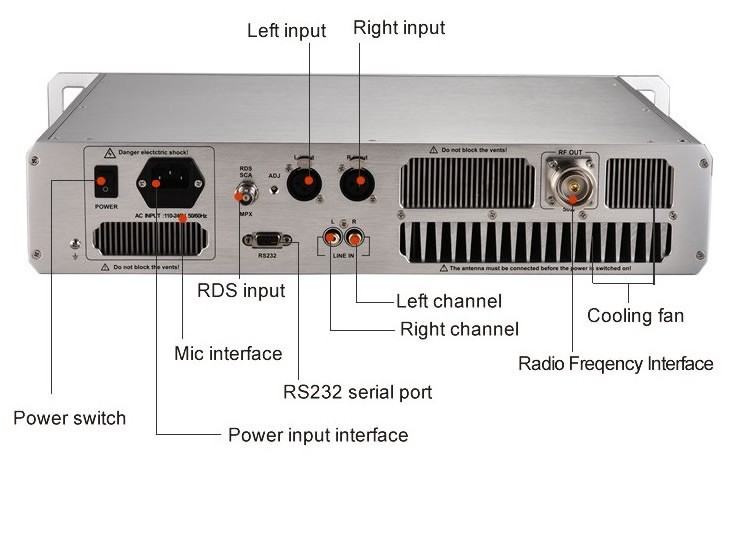 87.5-108MHz CZE-T1K1 400w FM Transmitter Broadcast Equipment for Radio Station kits