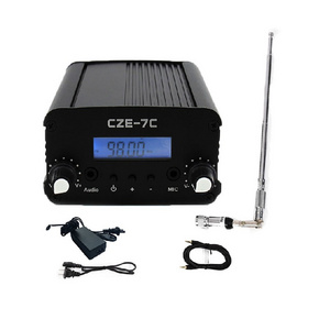 1W/7W Wireless Stereo PLL FM Broadcast Transmitter for Drive in Cinema Church Radio Station Long Range