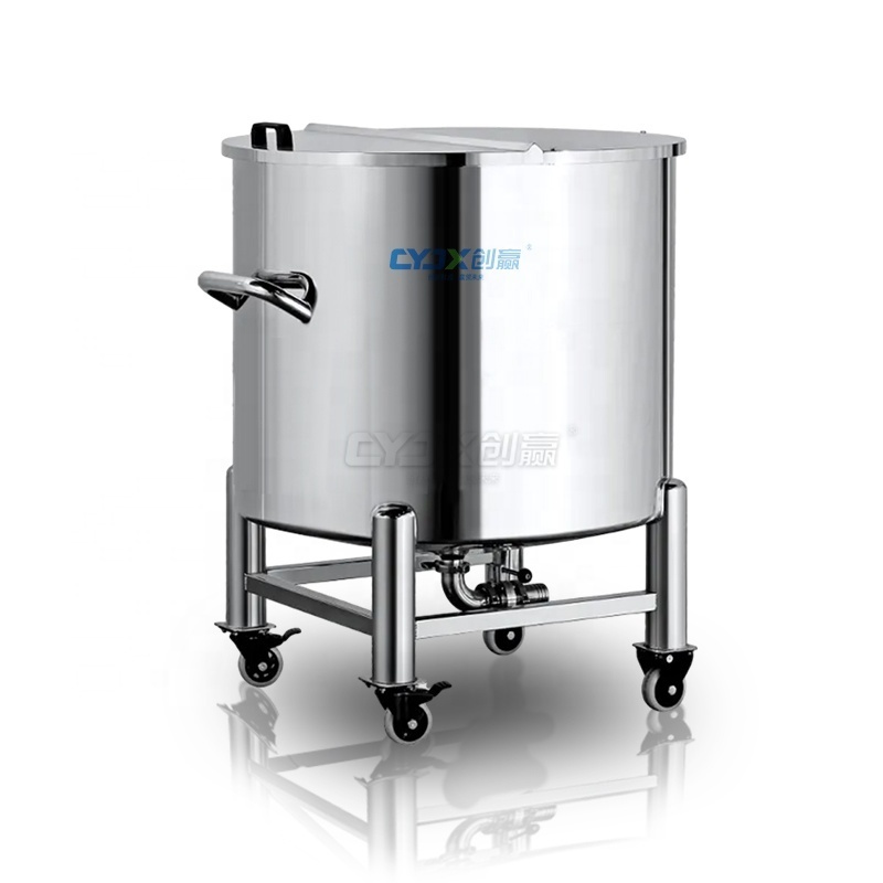 CYJX Custom Made SS Water Tanks For Sale Custom Sizes SS Tanks Liquid Storage 10L-500L Stainless Steel Tanks