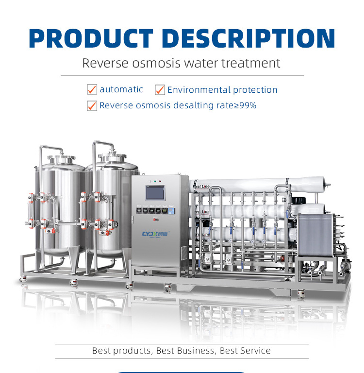 CYJX High Technology Application Widely Ro Water Treatment Purifier Reverse Osmosis Water Filter System Machine Plants