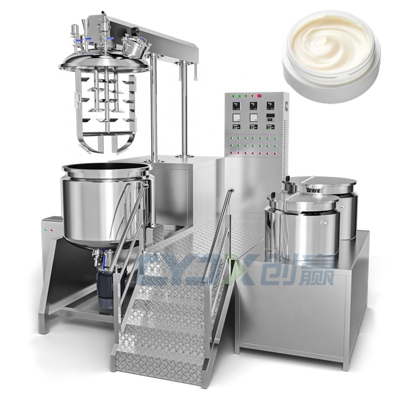 CYJX Sus316 Emulsifying Machine For Cosmetics 100l Emulsify Heat Tank Ritamulse Scg Emulsification Wax Cake Gel Emulsifier