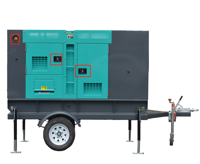 Generator Set China Supplier Silent Generator Door Paddle Latch Locking