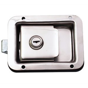 truck bed trailer door stainless steel paddle lock panel latch truck parts tool box lock