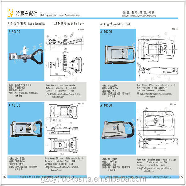 cool box door lock gear,recessed lock