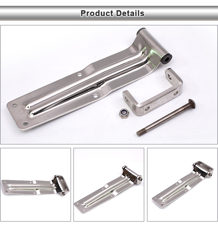 Manufacturing Parts Truck Trailer Box Door Hinge Stainless Steel Van Container Rear Door Hinge Truck