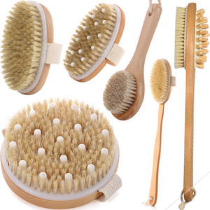 Shower Brush Bath Back Scrubber Body Exfoliator for Wet or Dry Brushing Body Brush