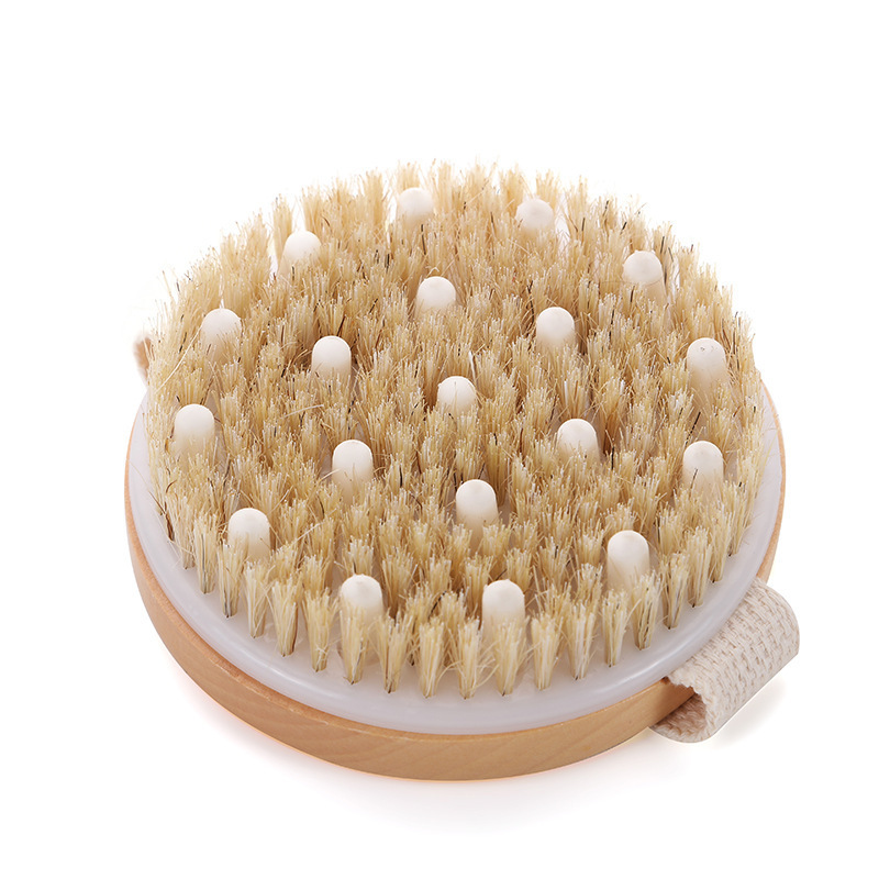 Shower Brush Bath Back Scrubber Body Exfoliator for Wet or Dry Brushing Body Brush