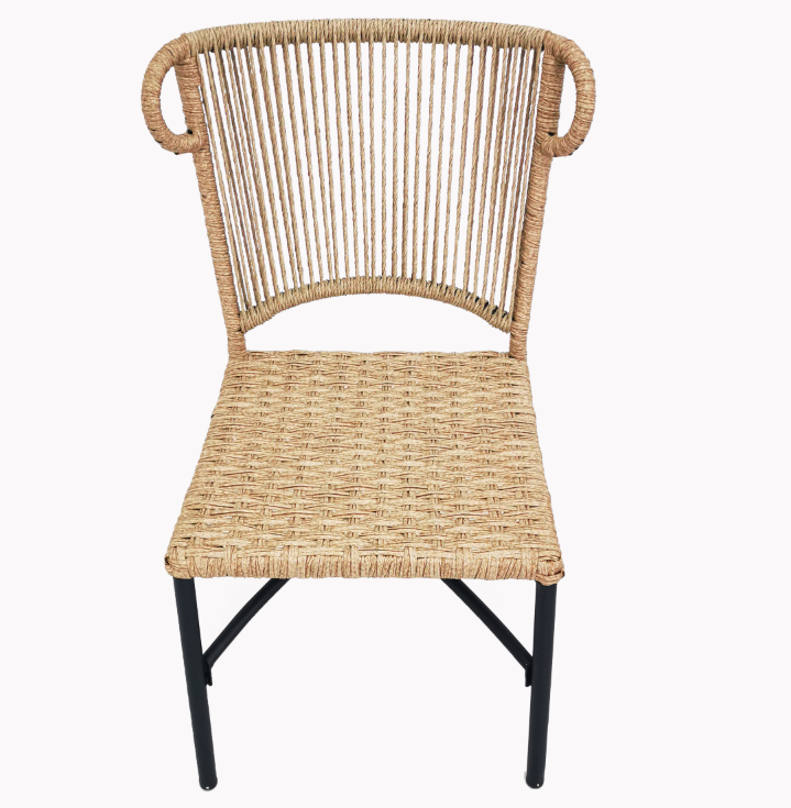 Modern Bohemian Deck Outdoor Rattan Dining Chair