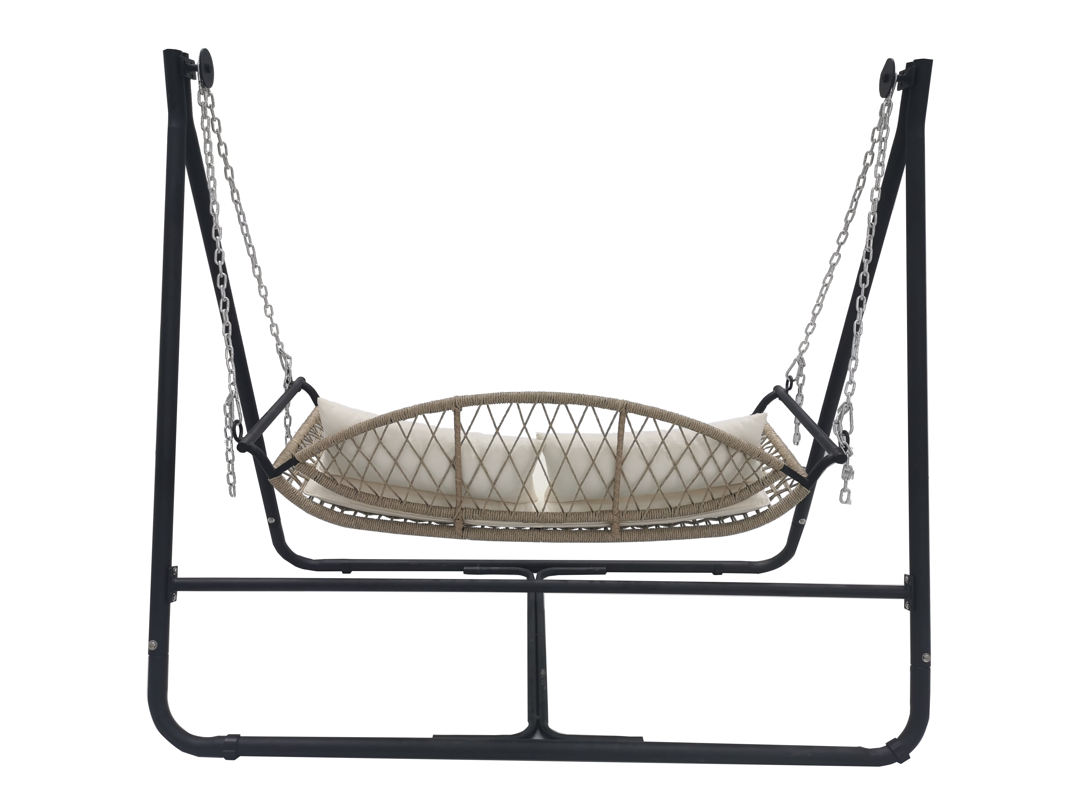 outdoor swing courtyard swing with canopy outdoor double hammock  courtyard net garden swing chair hanging chair canopy