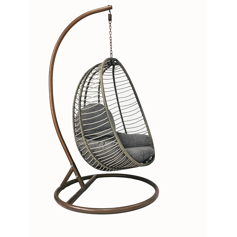 Egg Chair Outdoor Furniture Woven Basket Hanging Garden Swing Chair Patio Swings  Customized Durable Iindoor Outdoor Swing