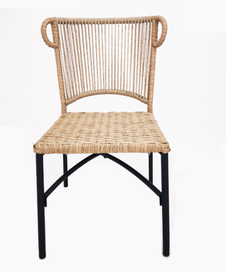 Modern Bohemian Deck Outdoor Rattan Dining Chair