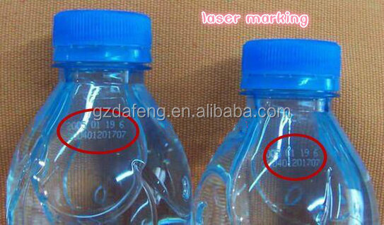 Flying C02 expiry date laser marker pet plastic bottles laser marker with low price