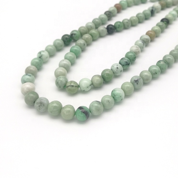 Hot Sales Green Garnet Beads Natural Stone Loose Beads for Jewelry Making