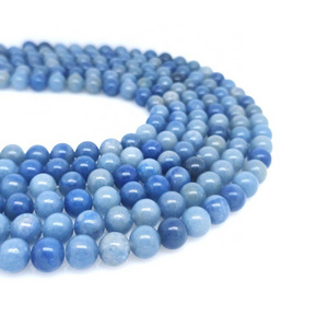 Aventurine 8mm Round Natural Stone Blue Jade Beads Aventurine Stone Beads DIY jewelry Making Bracelet Necklace