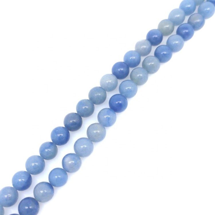 Aventurine 8mm Round Natural Stone Blue Jade Beads Aventurine Stone Beads DIY jewelry Making Bracelet Necklace