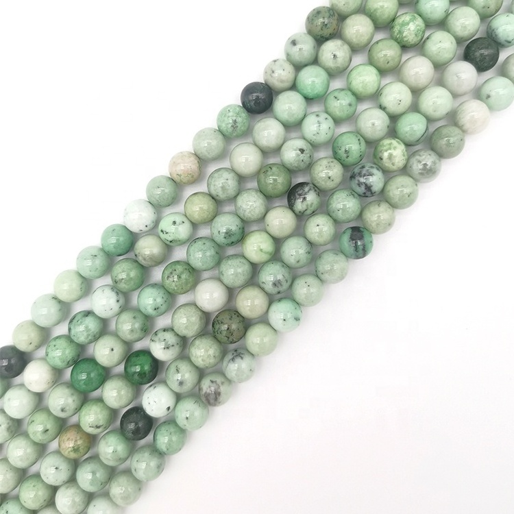 Hot Sales Green Garnet Beads Natural Stone Loose Beads for Jewelry Making