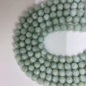 High quality Loose Beads DIY AA Natural Burmese Jade Gem Stones Beads Loose Bead Burma jade