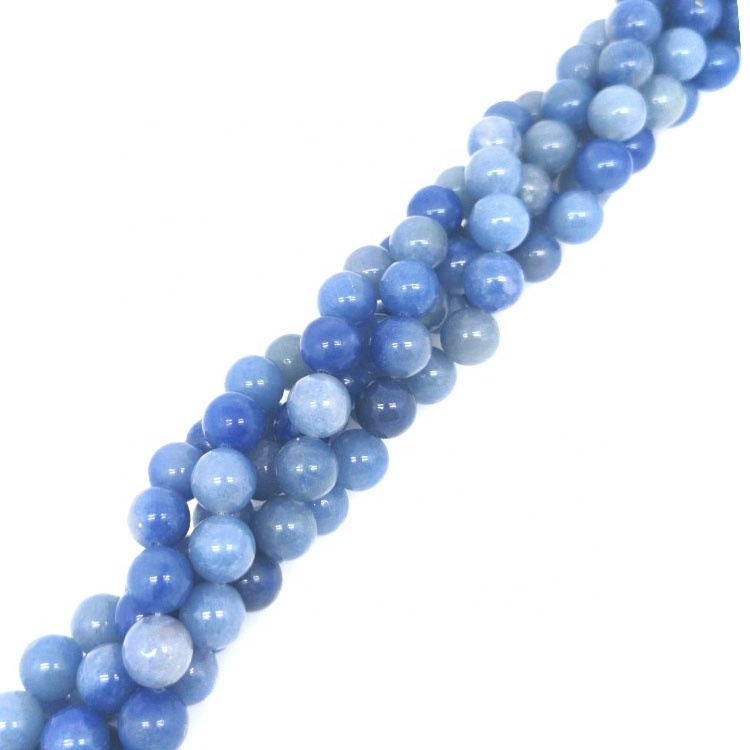 Aventurine 8mm Round Natural Stone Blue Jade Beads Aventurine Stone Beads DIY jewelry Making Bracelet Necklace