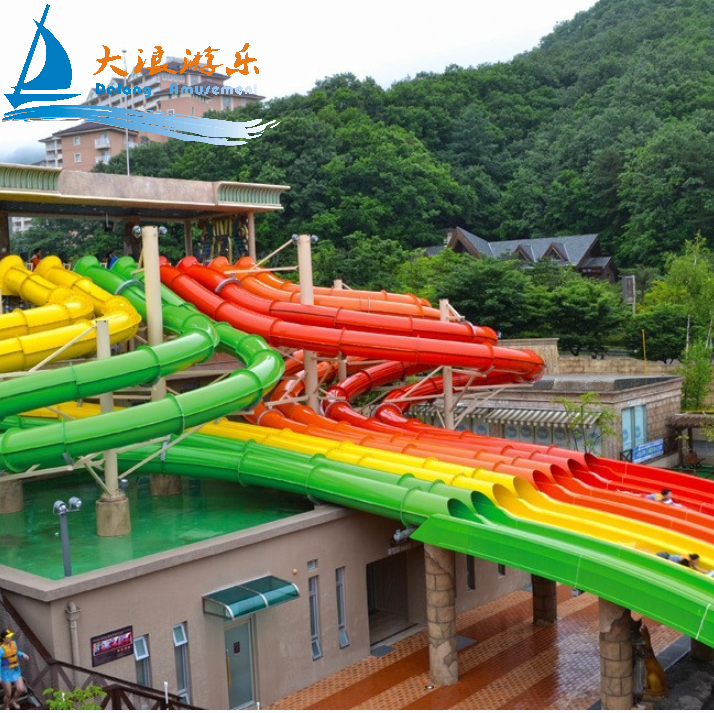 Factory Low Price Fiberglass Water Slide For Commercial Aqua Park Project Giant Octopus Rides For Amusement Park/Resort Hotel